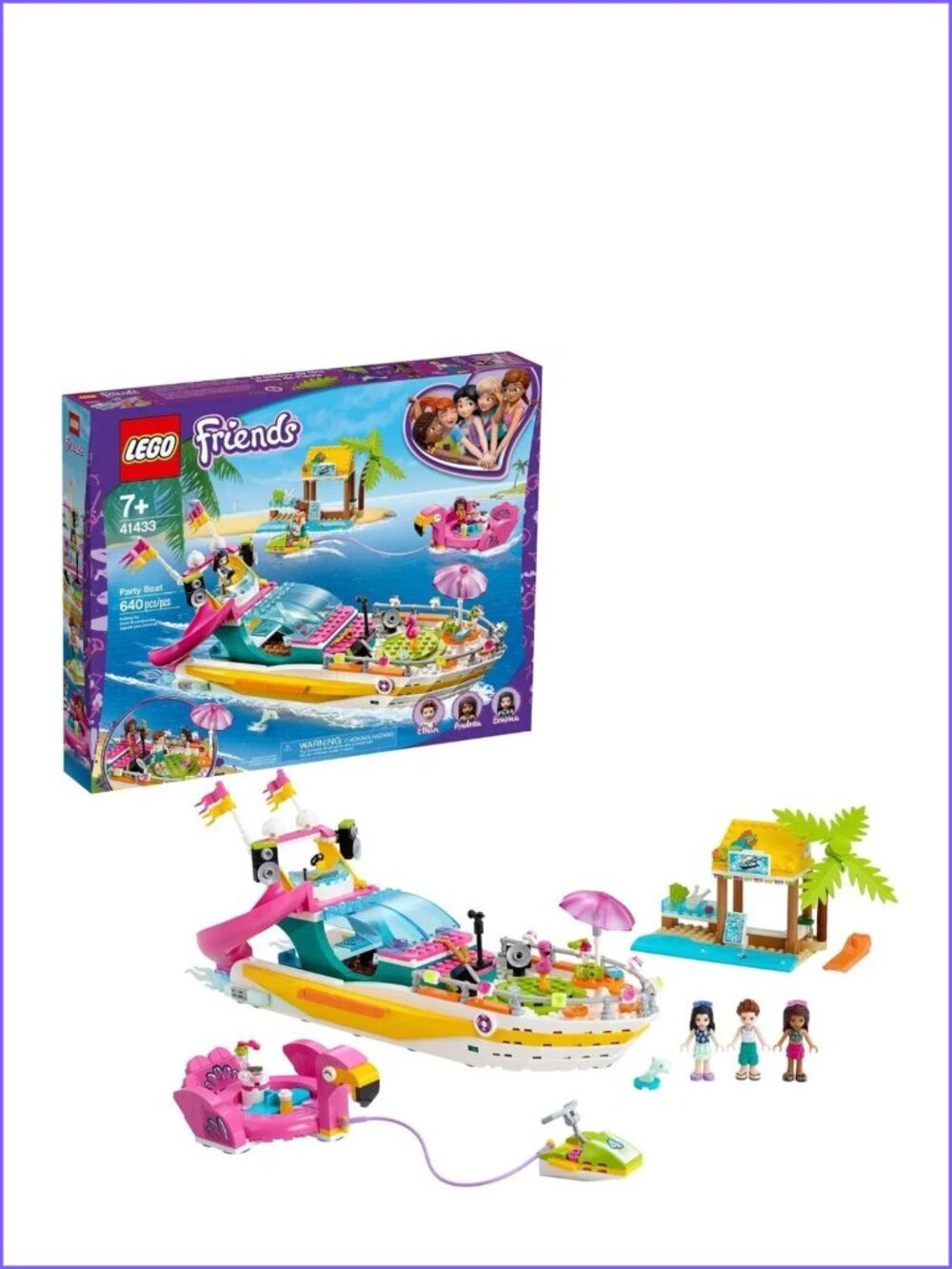 Lego Friends Party Boat 41433 New In Box